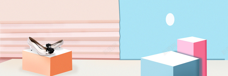 秋季新品女鞋上市促销拼接双色bannerpsd设计背景_88icon https://88icon.com 促销海报 换装 新品海报 时 秋天 秋季上新 秋季促销 秋季海报 秋季男女装上新 秋装上新 首页海报