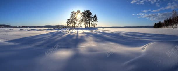雪地背景背景