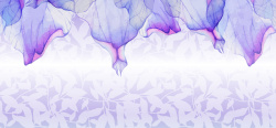 紫色花瓣纹理banner背景背景