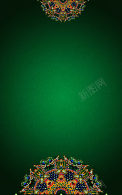 暗绿色古典高贵海报背景背景