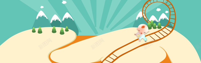 母婴用品背景背景