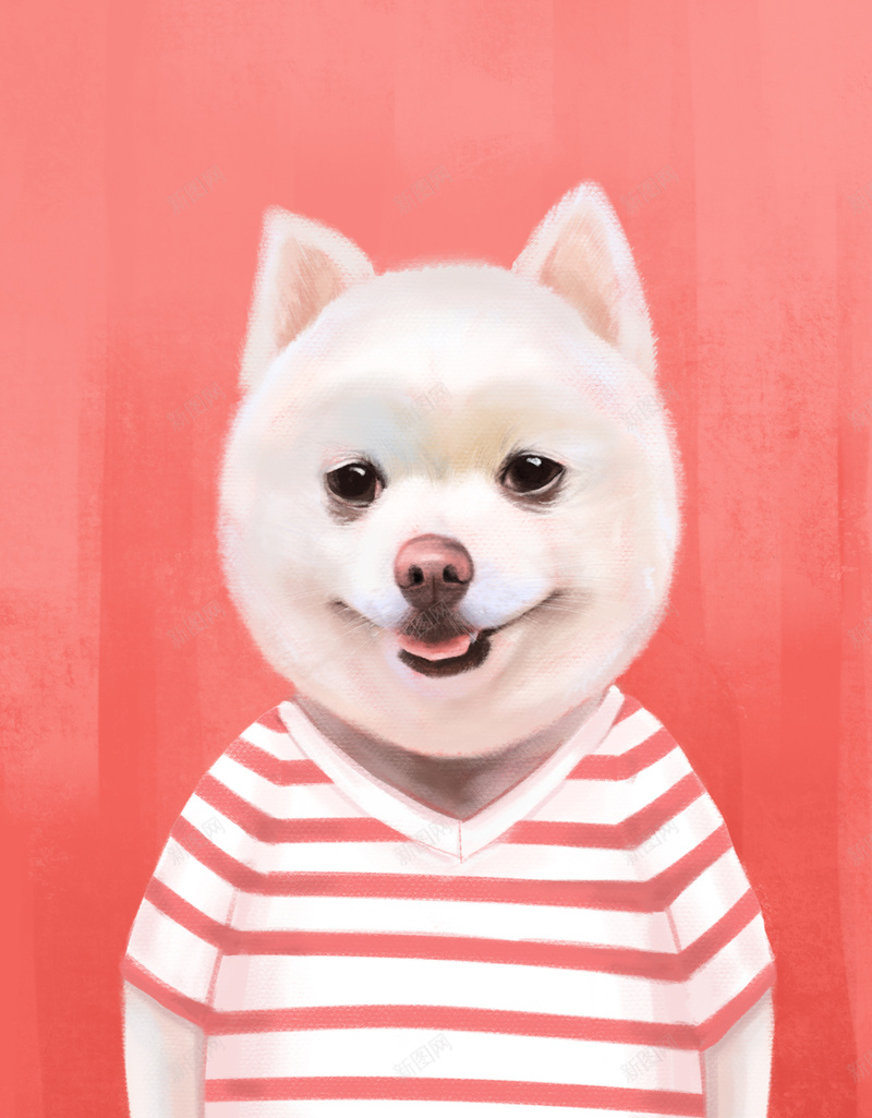 纯手绘粉色卡通博美犬jpg设计背景_88icon https://88icon.com 写实狗狗 卡通博美 卡通博美犬 可爱狗狗 宠物狗 微笑的狗狗 手机壁纸 手绘博美犬 狗年 粉色卡通狗背景