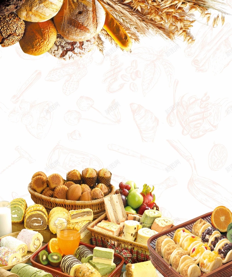 食品面包饮品纹理背景jpg设计背景_88icon https://88icon.com 幸福 开心 怀旧 背景纹理 面包 食品 饮品