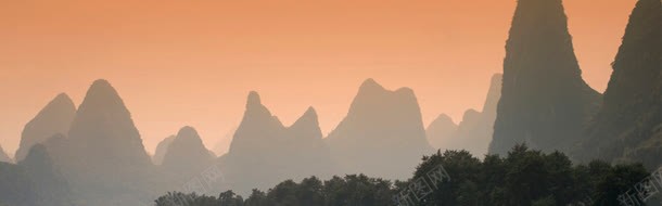 山川锦绣背景