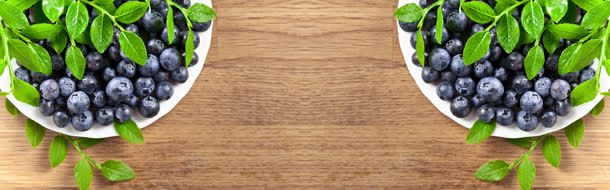 木板蓝莓海报背景背景