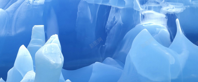 极地冰山冰川冰雪背景摄影图片