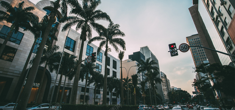 都市房地产环境海报背景