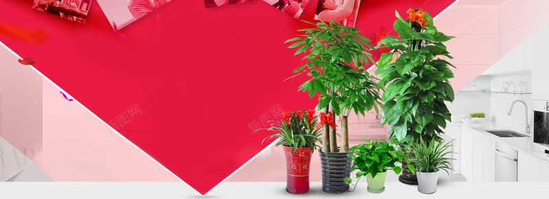 装修清新红色海报banner背景psd设计背景_88icon https://88icon.com banner 净化 厨房 客厅 室内设计 家装 施工 沙滩 海报 清新 绿植 背景 蓝色 装修