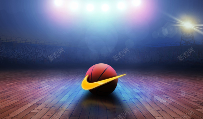 街头篮球海报背景背景