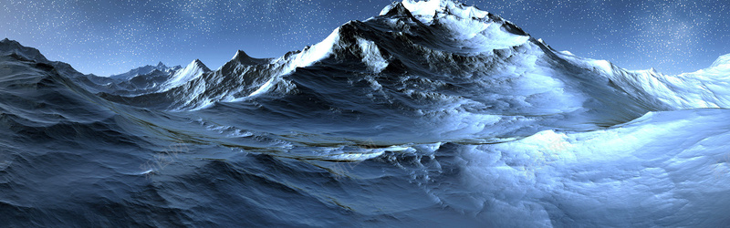 雪山梦幻背景摄影图片