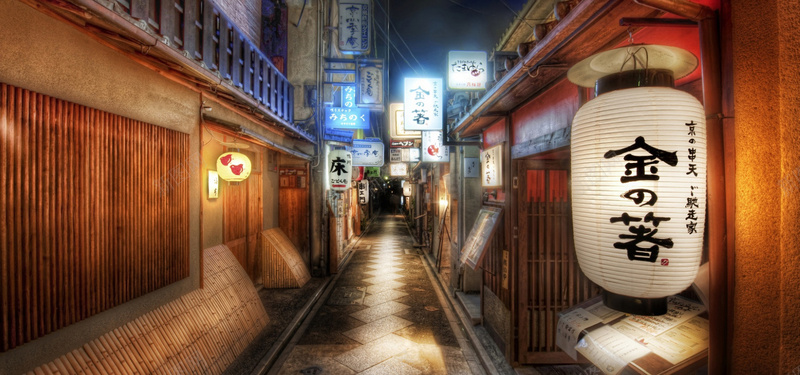 日本巷子摄影背景摄影图片