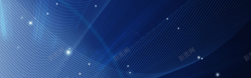 互联网科技商务蓝色海报banner背景背景