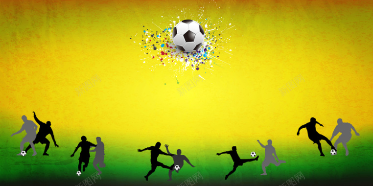 足球运动员足球友谊赛宣传海报背景背景