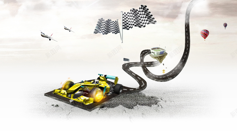 极速赛车比赛海报psd设计背景_88icon https://88icon.com 开心 急速 旗帜 比赛 激情 狂欢 赛车 速度与激情