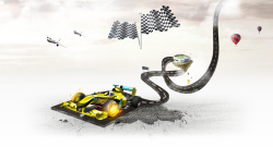急速开心极速赛车比赛海报高清图片
