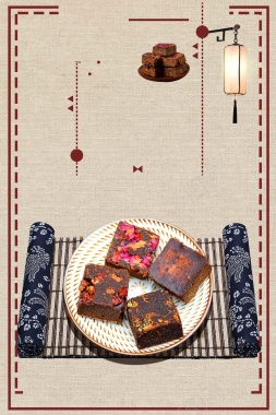 中国风传统古法红糖背景