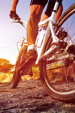 山地自行车运动海报背景背景