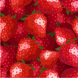 草莓无缝背景创意草莓无缝背景矢量高清图片