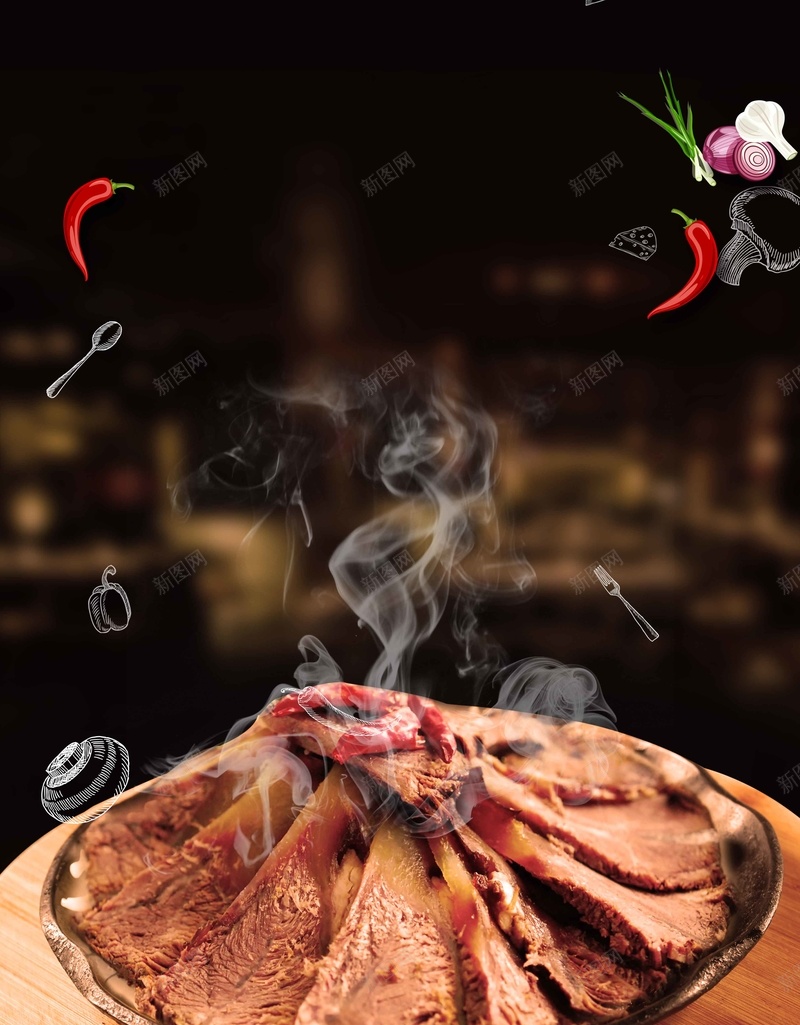 秘制美食酱牛肉宣传jpg设计背景_88icon https://88icon.com 五香牛肉 张飞牛肉 挂画 新鲜牛肉 牛肉 牛肉宣传单 牛肉店 肉铺 酱牛肉 铁板牛肉