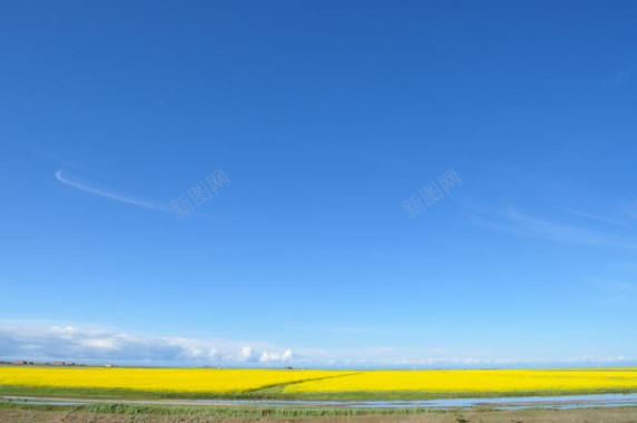 唯美户外云层蓝天田野背景