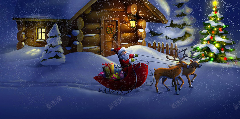 卡通蓝色星空雪地礼物圣诞节平安夜jpg设计背景_88icon https://88icon.com 卡通 圣诞节 圣诞购物 平安夜 星空 月光 礼物 蓝色 雪地 雪花