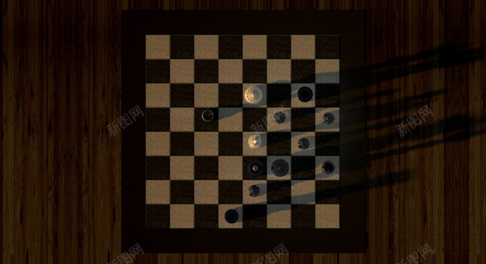 国际象棋棋盘战略背景