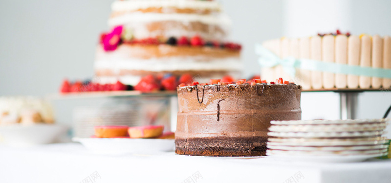 巧克力蛋糕背景图背景