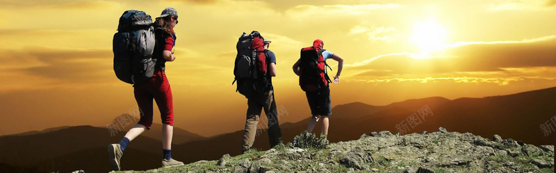 户外登山旅途摄影图片