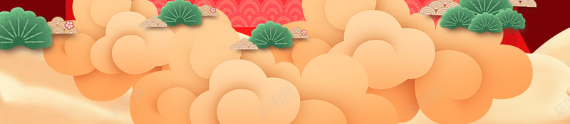 中国风2018新年促销宣传海报psd设计背景_88icon https://88icon.com 2018年 中国风 优惠 喜庆 年货大酬宾 打折 新年促销 新年活动 新春大吉 灯笼 烟花