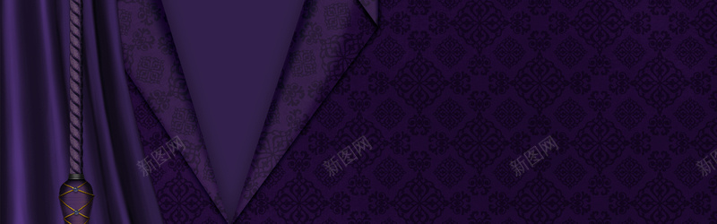 绸缎深紫色背景背景