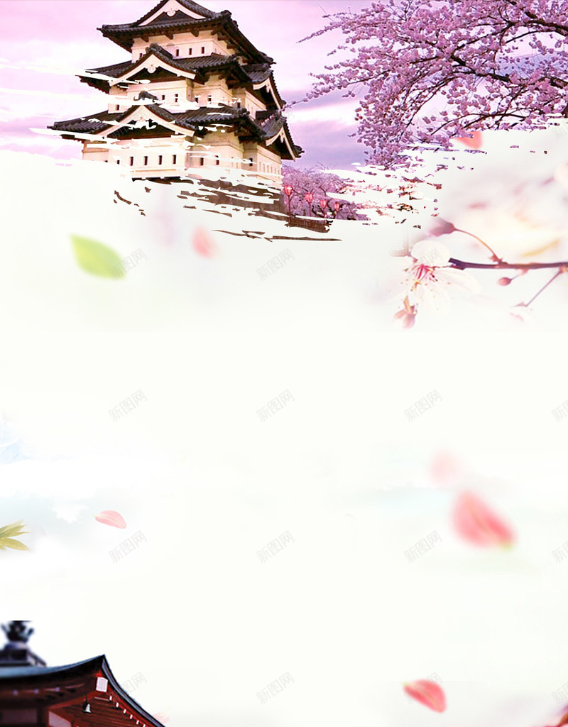 紫色唯美日本旅游PSD分层H5psd_88icon https://88icon.com H5 PSD分层 唯美 建筑 旅游促销 日本旅游 日本游 樱花 紫色 风景摄影
