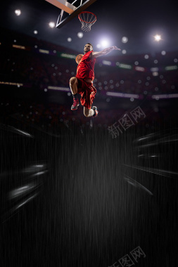 大气篮球比赛海报背景背景