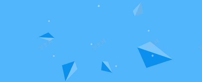 淘宝数码科技蓝色几何扁平立体块详情页海报背景背景
