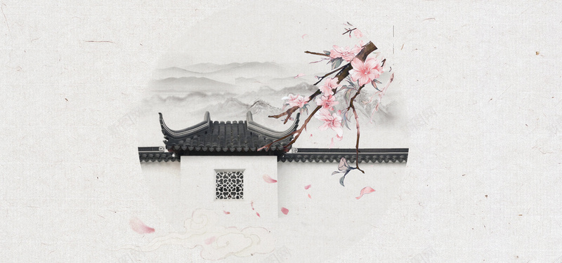 中国风传统古典水墨画背景图背景