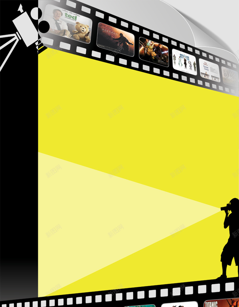 大学生电影创作比赛海报背景psd设计背景_88icon https://88icon.com 交卷 人物 创作 大学生 小清新 摄像机 文艺 比赛 电影 短片 简约 黄色