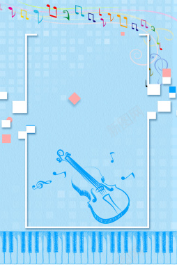 小提琴音乐会海报背景背景