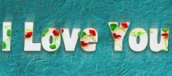 水晶墙矢量素材创意爱情字体背景高清图片