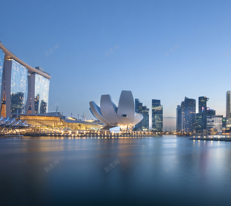 新加坡滨海湾jpg设计背景_88icon https://88icon.com 建筑 新加坡 滨海湾 背景