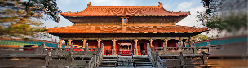大成殿古典宫殿中国背景背景