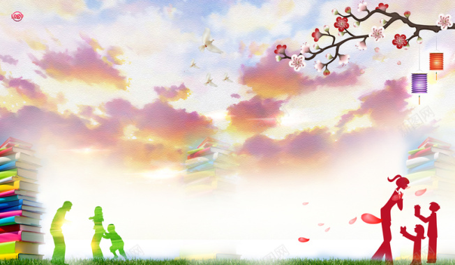 招生简章海报背景背景