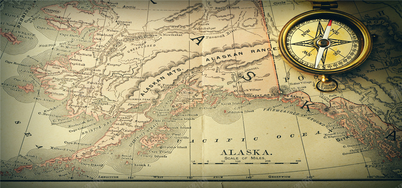 怀旧地图航海主题海报背景背景