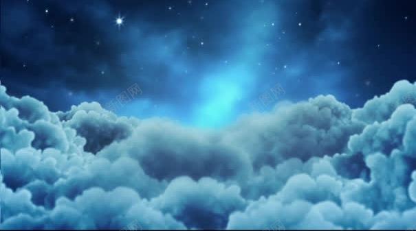 蓝色神秘云层云朵图jpg设计背景_88icon https://88icon.com 云层 云朵 神秘 蓝色