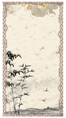 水墨古风中国风工笔画背景背景