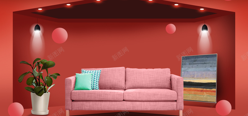 2018北欧风小清新家居家具bannerpsd设计背景_88icon https://88icon.com 北欧 大气 家具促销 家居 文艺 清新 简约风 莫兰迪色 高档