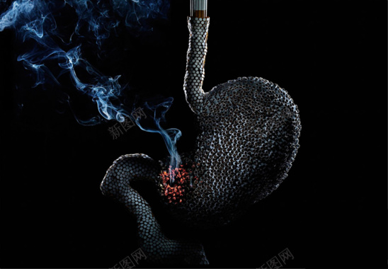 吸烟有害健康公益广告背景背景