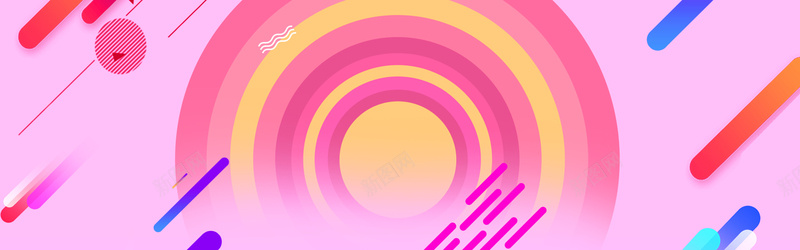 扁平立体风格banner背景psd设计背景_88icon https://88icon.com 光晕 天猫banner 扁平线条 淘宝banner 球 球形 矢 矢量形状 矢量背景图片 立体风格