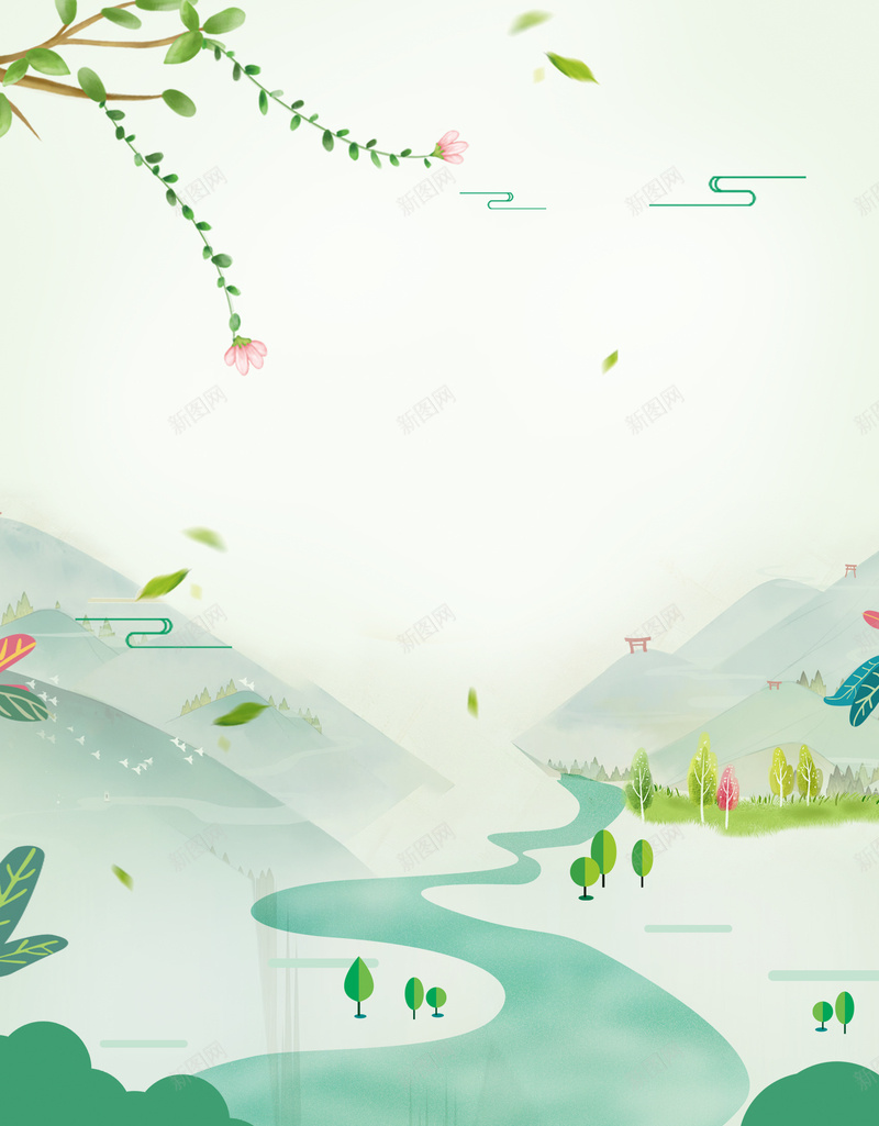 植树节绿色卡通PSD分层bannerpsd设计背景_88icon https://88icon.com 3月12日 PSD分层banner 健康 卡通 手绘 树 树叶 植树节 环保 环境 绿色