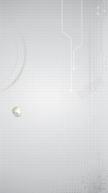 科技科幻银色商务封面背景背景