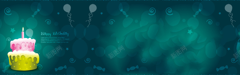 生日蛋糕光束背景bannerpsd设计背景_88icon https://88icon.com banner 光束 卡通 手绘 海报banner 生日 童趣 背景 蛋糕