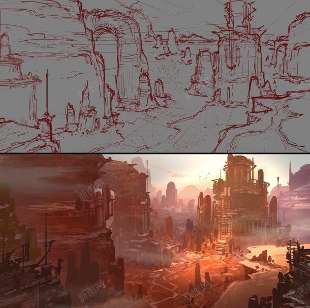 素描真实场景细致jpg设计背景_88icon https://88icon.com 场景 真实 素描 细致